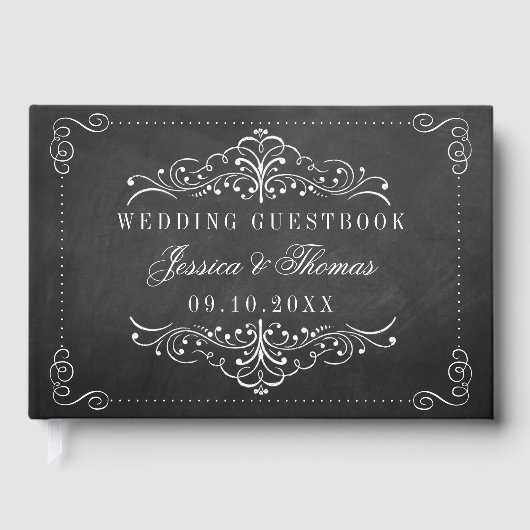 De Sierlijke Schoolbord Trouwcollectie Gastenboek (Voorkant)