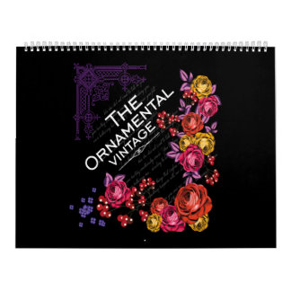 de sierlijke vintage kalender