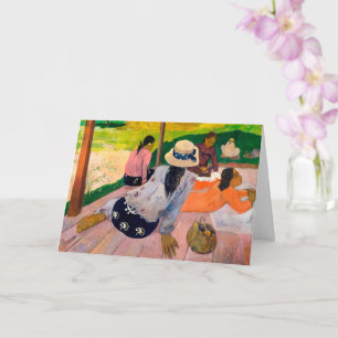 De Siesta   Paul Gauguin   Kaart