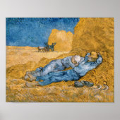 De Siesta van Van Gogh Poster (Voorkant)