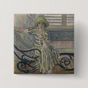 De Sigarette Vierkante Button 5,1 Cm