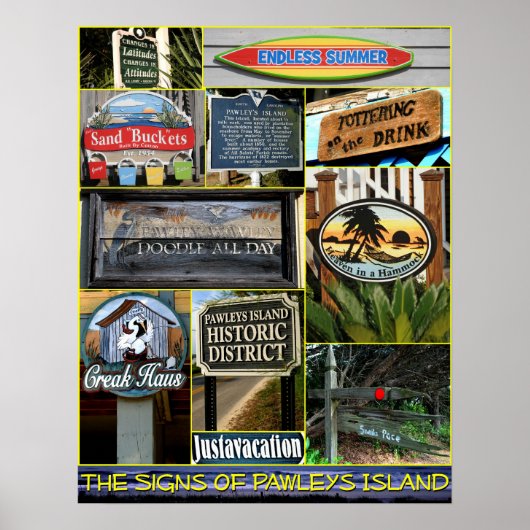De signalen van Pawleys Island Poster (Voorkant)