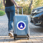 De Silent Service Veteran submariner elegant Sticker (Koffer Insitu)