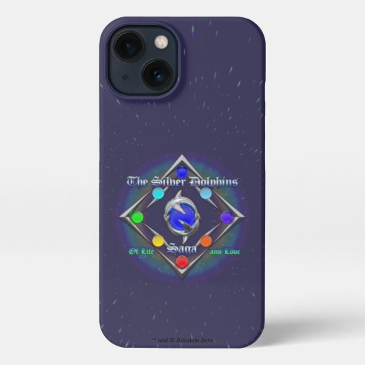 De Silver Dolphins Saga: Van leven en liefde iPhone Hoesje (Achterkant)