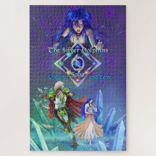 De Silver Dolphins Saga: Van leven en liefde Legpuzzel (Verticaal)