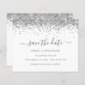 De Silver Glitter van het Manuscript van de begrot (Voorkant / Achterkant)