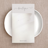 De Silver Waterverf van het Manuscript van de hand Visitekaartje