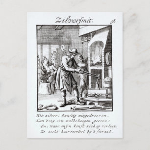 De Silversmith, 1718 Briefkaart
