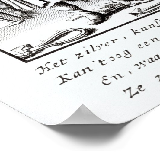 De Silversmith, 1718 Poster (Hoek)
