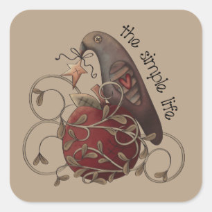 De Simple Life Country crow sticker
