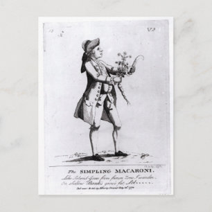 De Simpling Macaroni Briefkaart