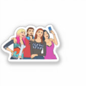 De sims 4 sticker (Voorkant)