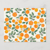 De Sinaasappel van de Waterverf van de begroting G (Achterkant)