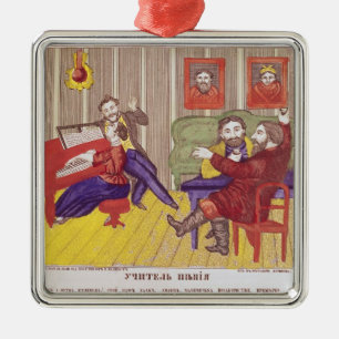 De Singing Lesson Metalen Ornament