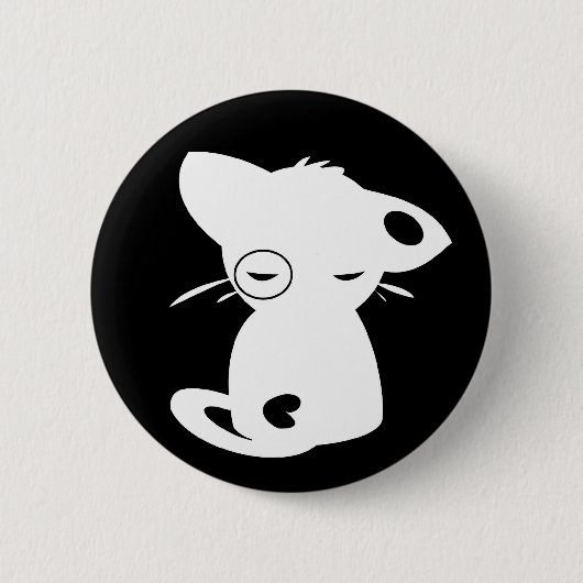 De sinistermittens ronde button 5,7 cm (Voorkant)