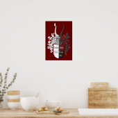 De sinisterzijde van Heraldry Poster (Keuken)