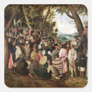 De Sint John de Baptist Vierkante Sticker