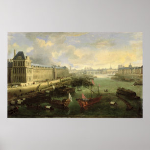 De sinus bekeken met de Pont Neuf Poster