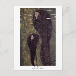 De sirenes door Gustav Klimt Briefkaart