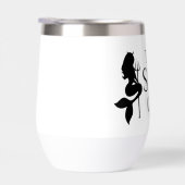 De sirenes van Sin Black Logo Stemless White Cup (Rechts)