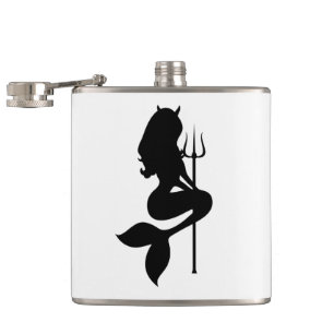 De sirenes van Sin Logo Mark Hip Flask Heupfles