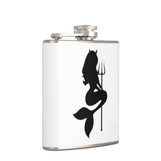 De sirenes van Sin Logo Mark Hip Flask Heupfles (Rechts)