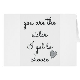 **DE SISTER DIE IK MOEST KIEZEN** BIRTHDAAGSE WISH