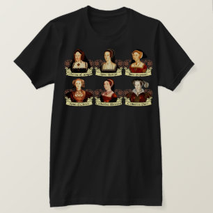De SIx Wives van Henry VIII Klassiek T-shirt