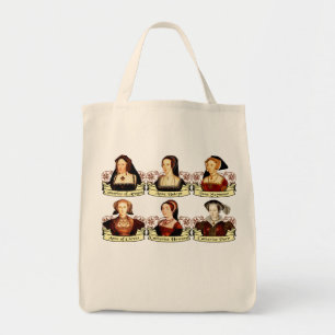 De SIx Wives van Henry VIII Klassiek Tote Bag