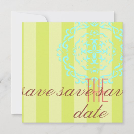 De Sjabloon Datum bekendmaking opslaan Kaart (Voorkant)