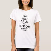 De Sjabloon T-Shirt van het Aangepaste prijsopgave (Voorkant)