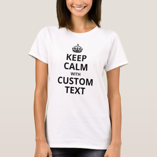 De Sjabloon T-Shirt van het Aangepaste prijsopgave (Voorkant)
