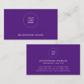 De Sjabloon van de Logo van het bedrijf Elegant Ro Visitekaartje (Voorkant / Achterkant)