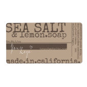 De Sjabloon van de Logo van het Berichten van het Etiket (Voorkant)