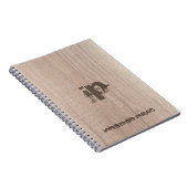 De Sjabloon van de Tekst van het Hout van de douan Notitieboek (Rechterzijde)