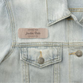 De Sjabloon van de Tekst van het Manuscript van he Naamplaatje (In situ)