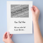 De Sjabloon van het Afbeelding van de douane en va Flyer (Hand)