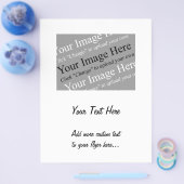 De Sjabloon van het Afbeelding van de douane en va Flyer (Enkel)