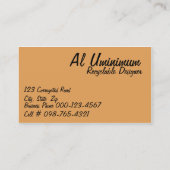 De Sjabloon van het Kunstwerk van de Rand van het Visitekaartje (Achterkant)