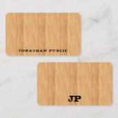 De Sjabloon van het Monogram van het hout kijkt Ve (Voorkant / Achterkant)