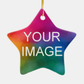 De Sjabloon van Ornament uploadt Uw Logo van het A (Achterkant)