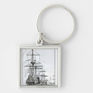 De sjeik of gouverneur van Mozambique Sleutelhanger