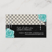 De sjofele Elegante Vintage Visitekaartjes van (Achterkant)