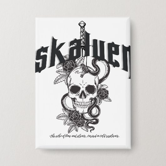 DE SKALVEN BUTTON (Voorkant)