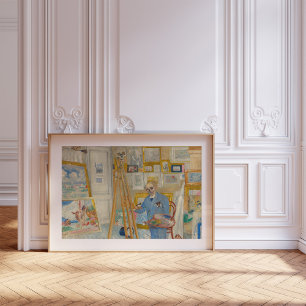 De Skelet Schilder James Ensor Poster