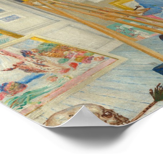 De skeletschilder | James Ensor Poster (Hoek)