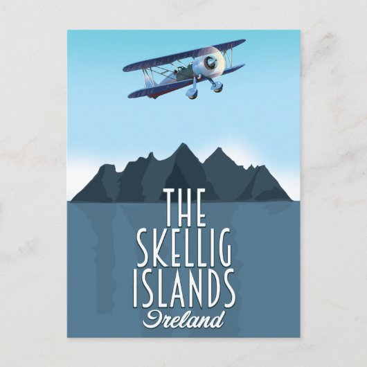 De Skellig-eilanden Briefkaart (Voorkant)