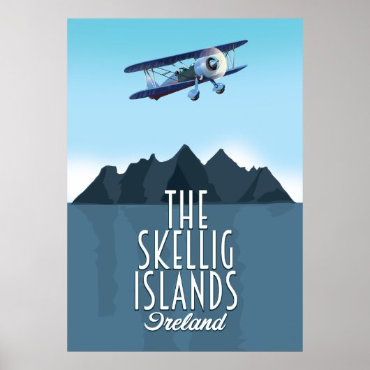 De Skellig-eilanden Poster (Voorkant)