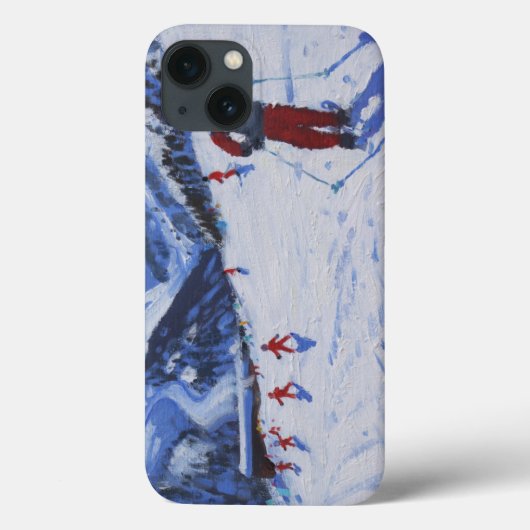 De ski-instructrice Mottaret Case-Mate iPhone Case (Achterkant)