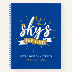 De Sky is de Limit School Script Name Notitieboek